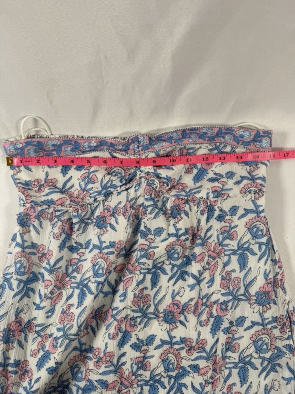Saylor Topanga Strapless Maxi Dress in Lotus Floral Size Large - Picture 7 of 10